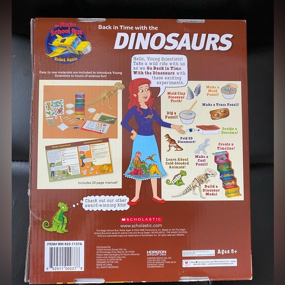 Toys The Magic School Bus Dinosaur Science Kit Poshmark